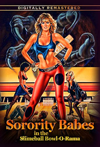 DVD cover featuring women in athletic wear with a monster and bowling pins.