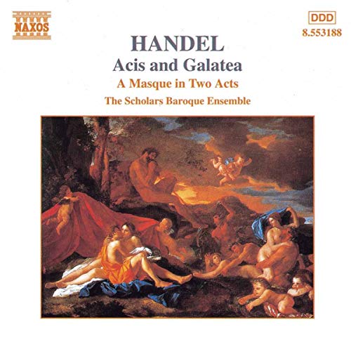 CD cover for Handel’s “Acis and Galatea” featuring a Baroque painting.