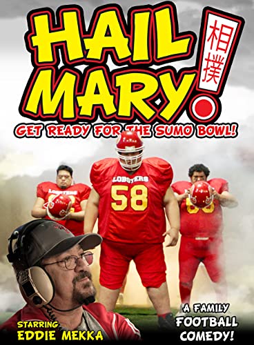 DVD cover for "Hail Mary!", featuring football players and a coach.