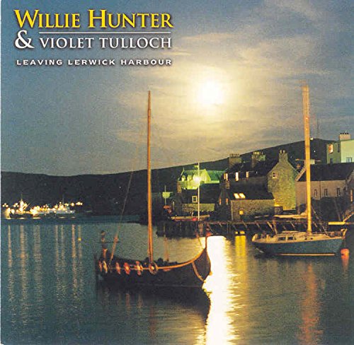 CD cover: boats in harbor under a bright moonlit sky.