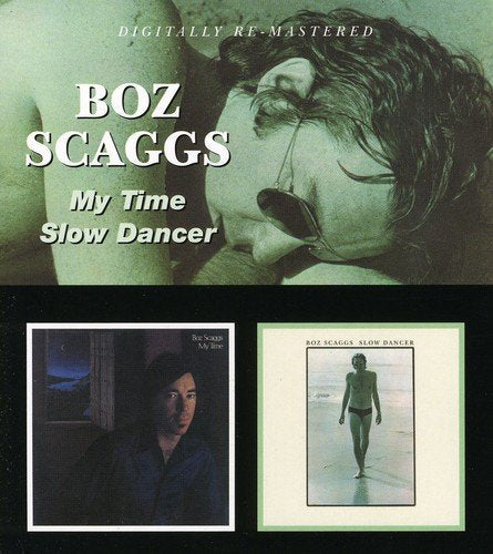 "CD cover with Boz Scaggs' face and two smaller album covers below."