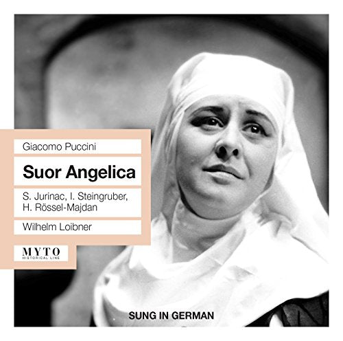 Black and white CD cover featuring a nun in a habit.