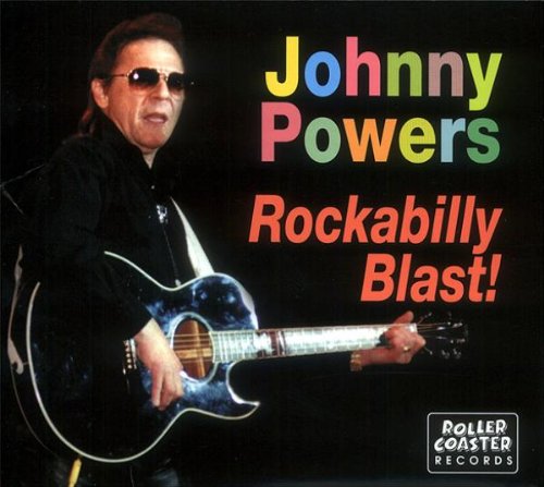 Johnny Powers CD cover featuring a man with a guitar.