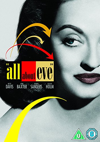 All About Eve" DVD cover featuring Bette Davis in a black and white portrait.