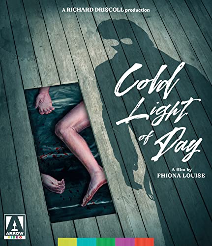 Blu-ray cover for "Cold Light of Day" showing a figure and bloodied legs.