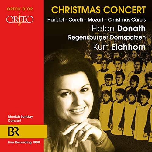 CD cover featuring Helen Donath and a choir of boys, Christmas concert.