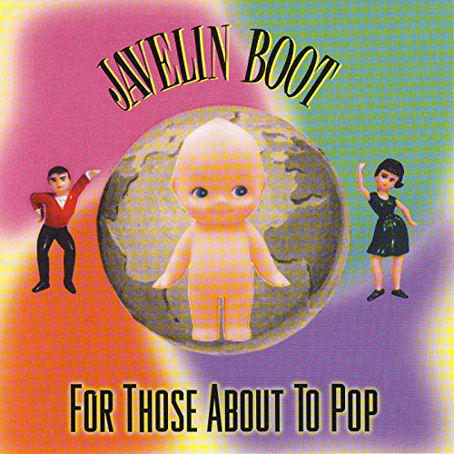 CD cover: "Javelin Boot" with a baby doll and figures on a colorful background.