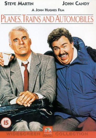 DVD cover of Planes, Trains and Automobiles featuring Steve Martin and John Candy.