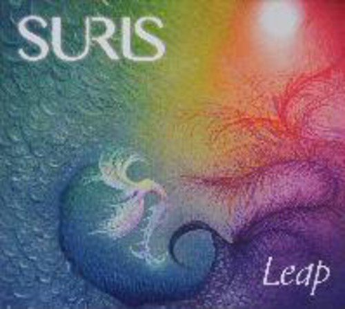 CD cover for “Leap” featuring colorful, swirling abstract art and text.