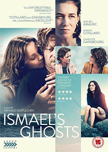 "Ismael's Ghosts" DVD cover featuring a collage of scenes and actors' faces.