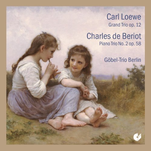 A CD cover featuring a painting of two young girls sitting together outdoors.