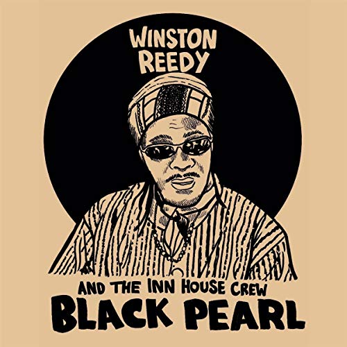 Album cover with black and beige illustration of a man wearing sunglasses.
