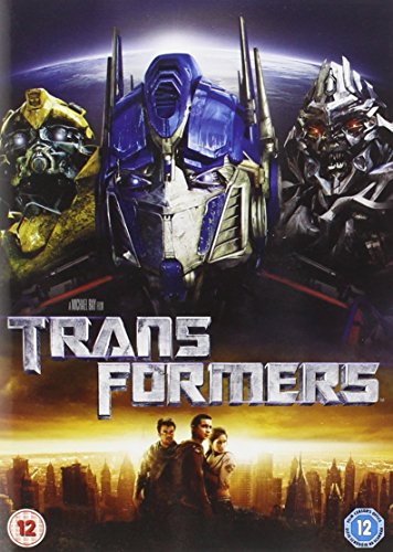 Transformers DVD cover featuring Optimus Prime with a painted effect.