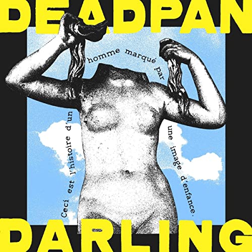 CD cover: black background with fragmented statue and blue sky.