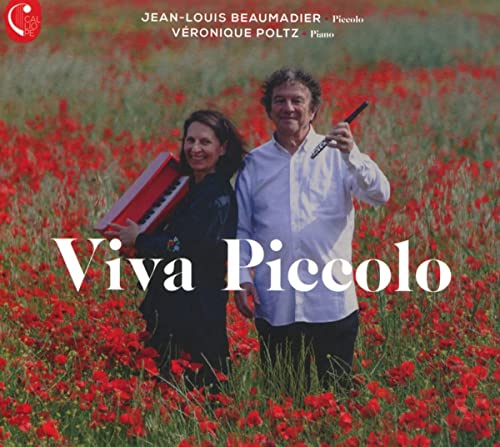 CD cover featuring musicians in a field of red poppies.