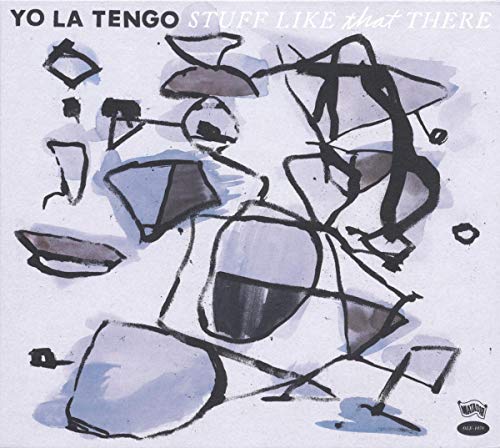 Yo La Tengo album cover, abstract watercolor painting of broken ceramics.