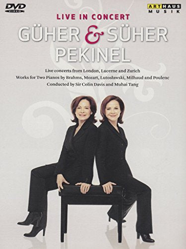 DVD cover featuring two women in black sitting on a piano bench together.