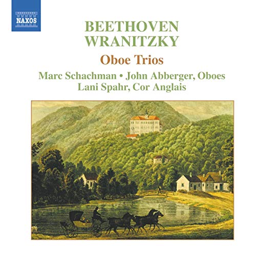 CD cover with landscape painting of a castle and horse-drawn carriage.