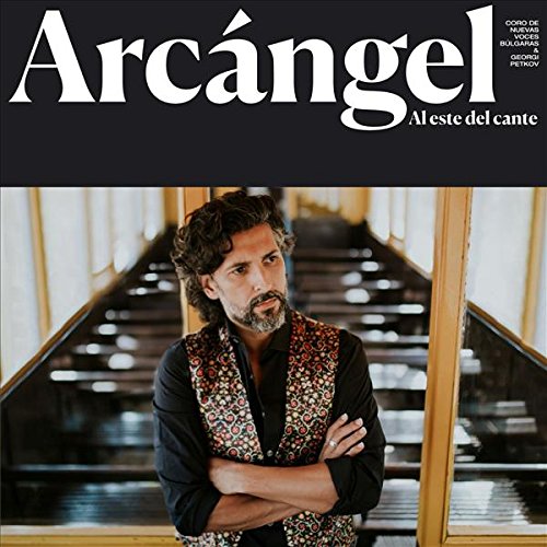CD cover featuring Arcángel, a flamenco singer, in a patterned vest.