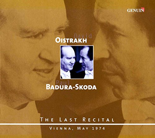 CD cover featuring portraits of David Oistrakh and Paul Badura-Skoda.