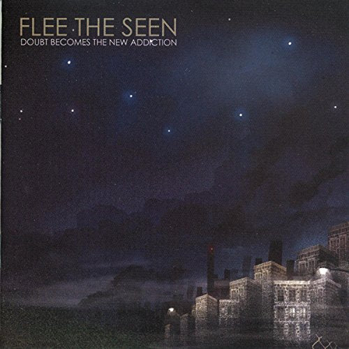 CD cover: dark, starry sky over a silhouetted cityscape.