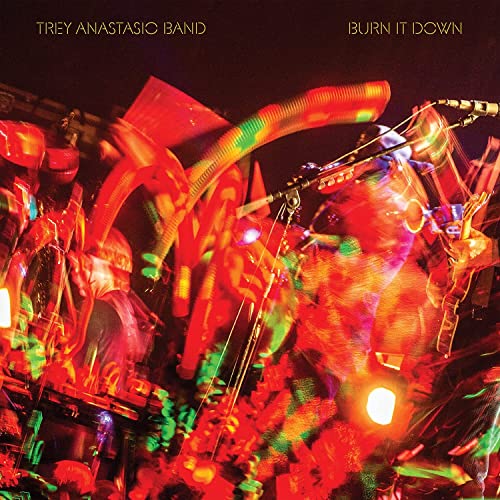 Trey Anastasio Band album cover with blurred, colorful stage lighting.