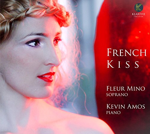 CD cover for “French Kiss” featuring a woman’s profile and red tones.