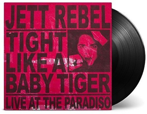 Pink album cover for "Tight Like A Baby Tiger" with vinyl record.