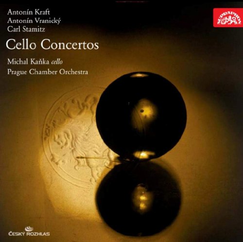 "CD cover with two reflective black spheres and white text on a gold background."
