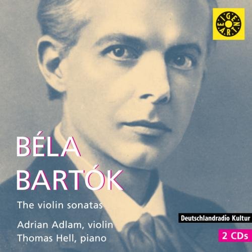 Bela Bartok's portrait on a CD cover with text and a yellow logo.