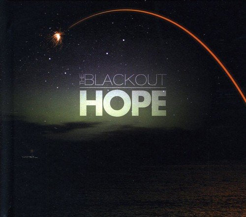 "Album cover for 'Blackout - Hope' with starry night sky and glowing 'HOPE' text."