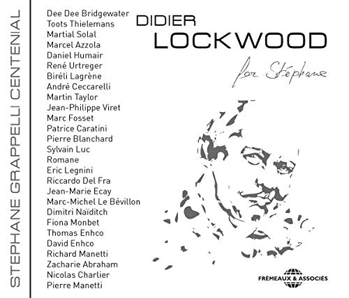 CD cover for Didier Lockwood’s “For Stéphane” featuring artist names and abstract art.
