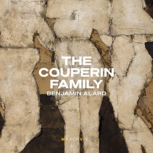 CD cover for "The Couperin Family" by Benjamin Alard, cracked stone texture.