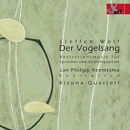 CD cover for "Der Vogelsang" by Steffen Wolf, with abstract art.