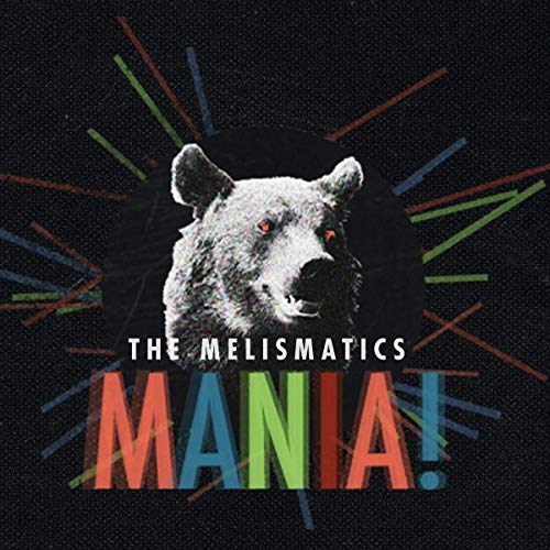 CD cover: bear head with colorful rays and the text "MANIA!".