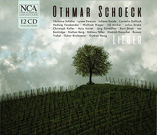 A CD cover featuring a tree on a vineyard hill under a cloudy sky.