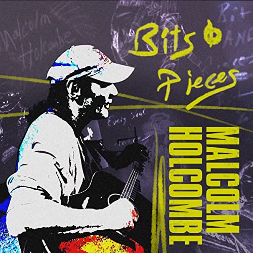 CD cover for Malcolm Holcombe’s “Bits & Pieces” featuring a portrait.