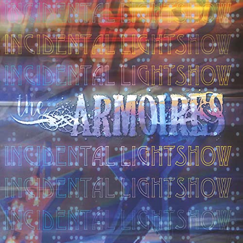 CD cover for “Armoires - Incidental Lightshow” with swirling, colorful graphics.