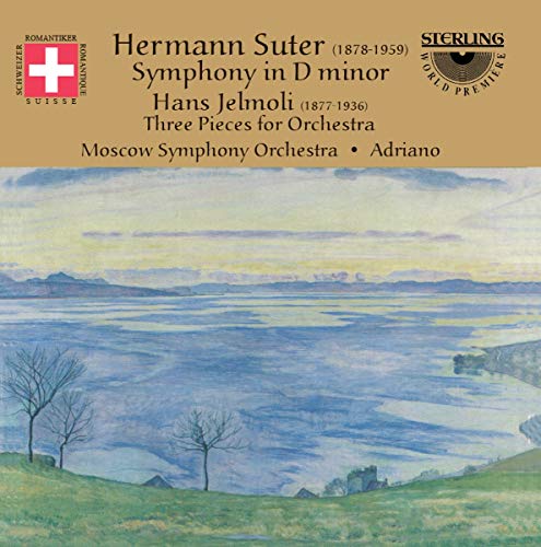 CD cover: landscape painting with text naming composers Suter and Jelmoli.