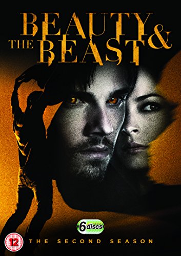DVD cover for "Beauty and the Beast" Season 2, featuring a man and woman's faces.
