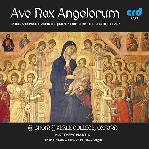 CD cover: Medieval painting of the Madonna and Child with saints.