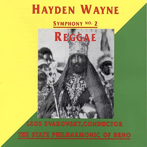 CD cover for Hayden Wayne’s “Symphony No. 2” featuring a portrait.