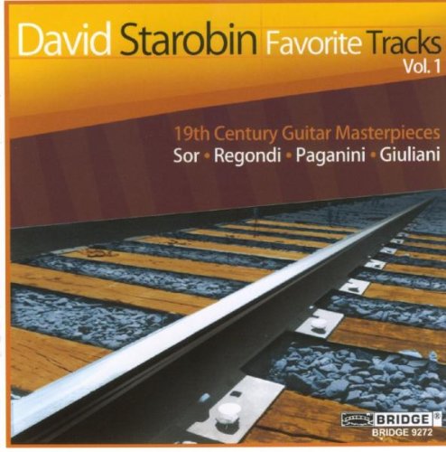 "CD cover featuring a guitar bridge and strings with text describing the album."
