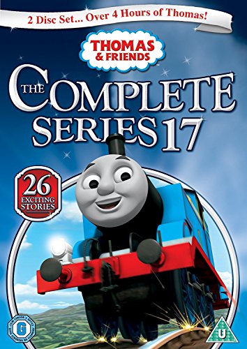 “Thomas & Friends: The Complete Series 17” DVD cover with blue train.