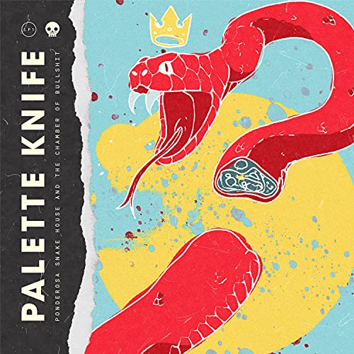 CD cover featuring a red and yellow snake with a crown on blue background.