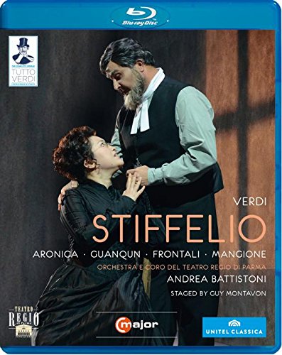 Blu-ray cover featuring a man and woman in a dramatic, intimate pose together.