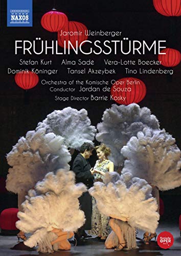 "Opera DVD cover featuring a man and woman on stage with dancers."