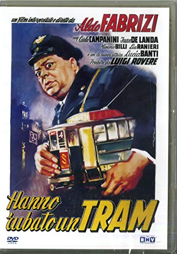 DVD cover for "Hanno Rubato Un Tram" featuring a conductor and tram.