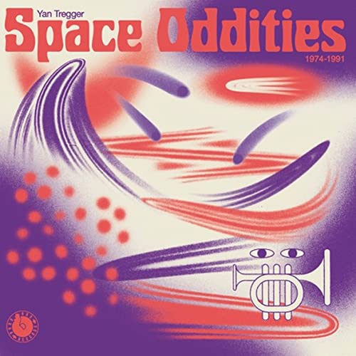 CD cover: “Space Oddities” by Yan Tregger, abstract art with trumpet.
