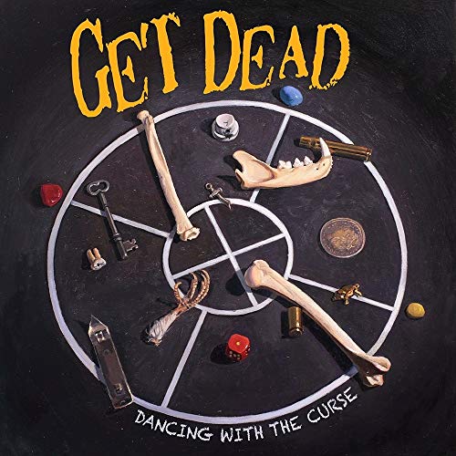 CD cover for Get Dead’s “Dancing With The Curse” with occult imagery.